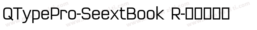 QTypePro-SeextBook R字体转换